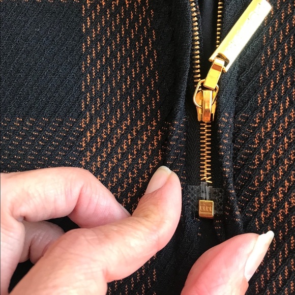 ESCADA Zippered Jacket Vtg, Size 40 (10-12)Germany - Picture 4 of 8